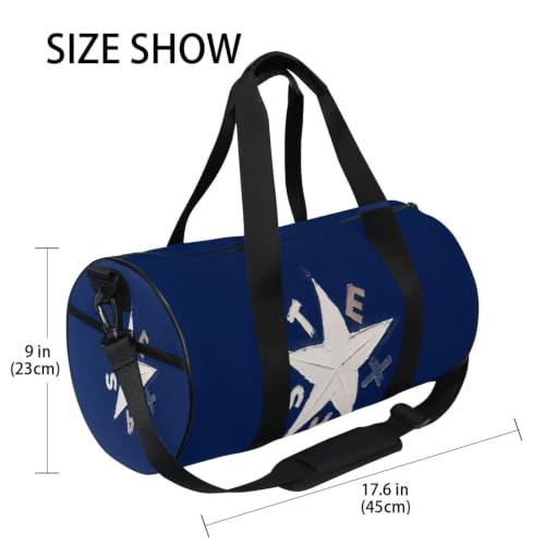 Bolsa de deporte redonda de la bandera de Zavala para gimnasio y viajes 4