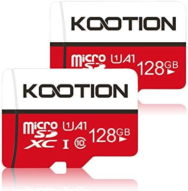 KOOTION 2-Pack 128GB Micro SD Card Class 10 Micro SDXC Card 128GB UHS-1 Memory Card Ultra High Speed TF Card, C10, U1, 128 GB