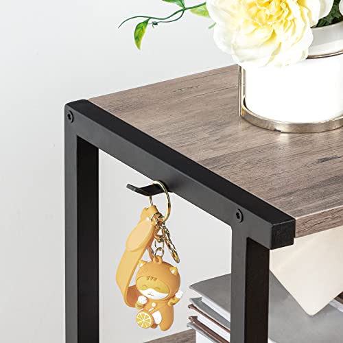 Hoobro Mobile Printer Stand, 3-Tier Printer Cart Under Desk With Storage, Industrial Adjustable Rolling Cart, Sturdy Little Table On Wheels For Home Office Bg28Ps01 #TOP4