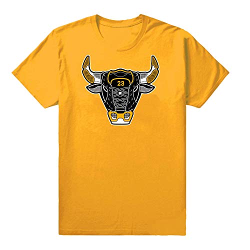 Jordan 12 University Gold Match Tees - Bull 12 Gold, Medium
