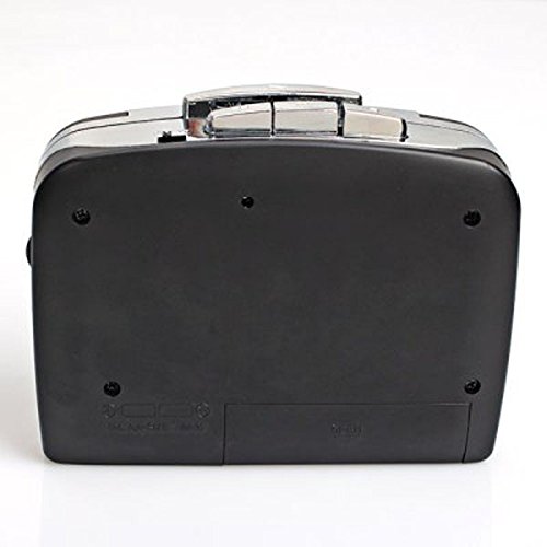 Cinta de Cassette Ezcap a MP3 Converter con reproducción para comprobar la música grabada en dispositivo – negro