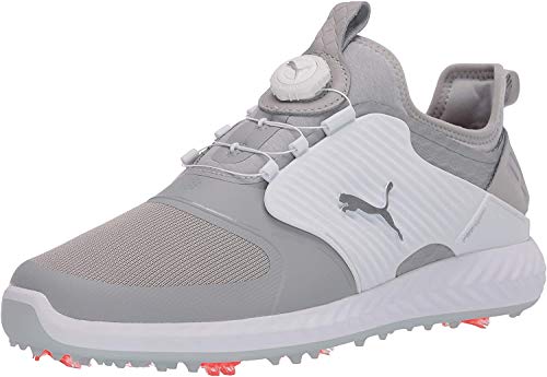 Puma Golf Men's Ignite Pwradapt Caged Disc Golf Shoe, Gray Violet-Puma Silver-Puma White, 15 M Us #TOP5