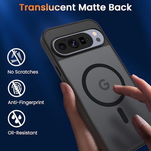 Image of WRJ Magnetic Case for Google Pixel 10 Pro XL 6.8-Inch, Black