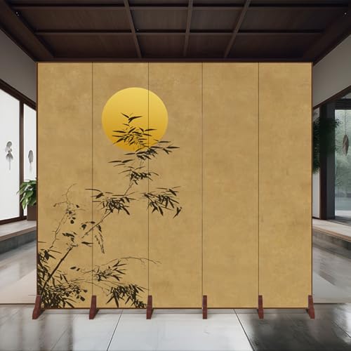 Skärmvägg Rumsavdelare，moderna Nya Kinesiska Hopfällbara Sekretessskärmar，sovrumsavdelare Tillfällig Väggavskiljning，entréhall Avdelare Dekorativ Separation Dekor för Tehus Kafé