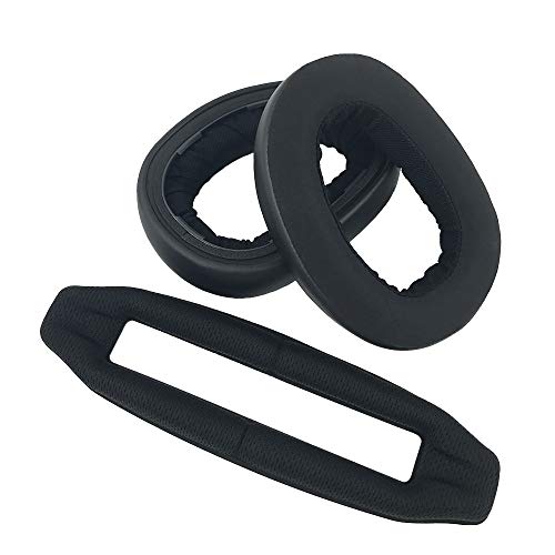 Chic Tuant �C���[�p�b�h for Sennheiser (�[���n�C�U�[) GSP500 GSP600 GSP601 GSP 500 600 601 �w�b�h�Z�b�g�ɑΉ� �����p�w�b�h�z���p�b�h�C���[�N�b�V�����������[�t�H�[��(�u���b�N) (�C���p�b