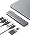 Anker USB-C Hub für MacBook, Anker 547 USB-C Hub (7-in-2), Kompatibel mit Thunderbolt 4 Port, 4K HDMI, 2 USB-A Datenschluss für MacBook Pro 13 Zoll, MacBook Air M1 / M2 und weitere