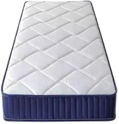 spintenis Colchão duplo de 15 cm, sensação macia média para crianças e quartos de hóspedes, espuma viscoelástica e mola interna, tecido respirável, suporte adaptável, isolamento de movimento