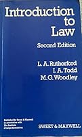 Introduction to law 0421367601 Book Cover