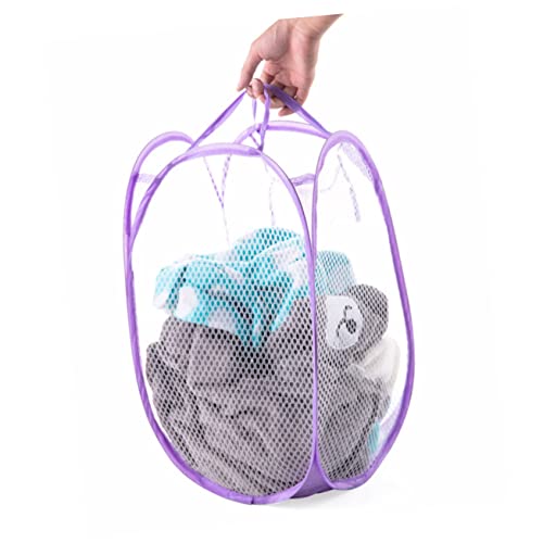 Panier à linge en maille pliable : la solution pour ranger la chambre d'enfant - 4
