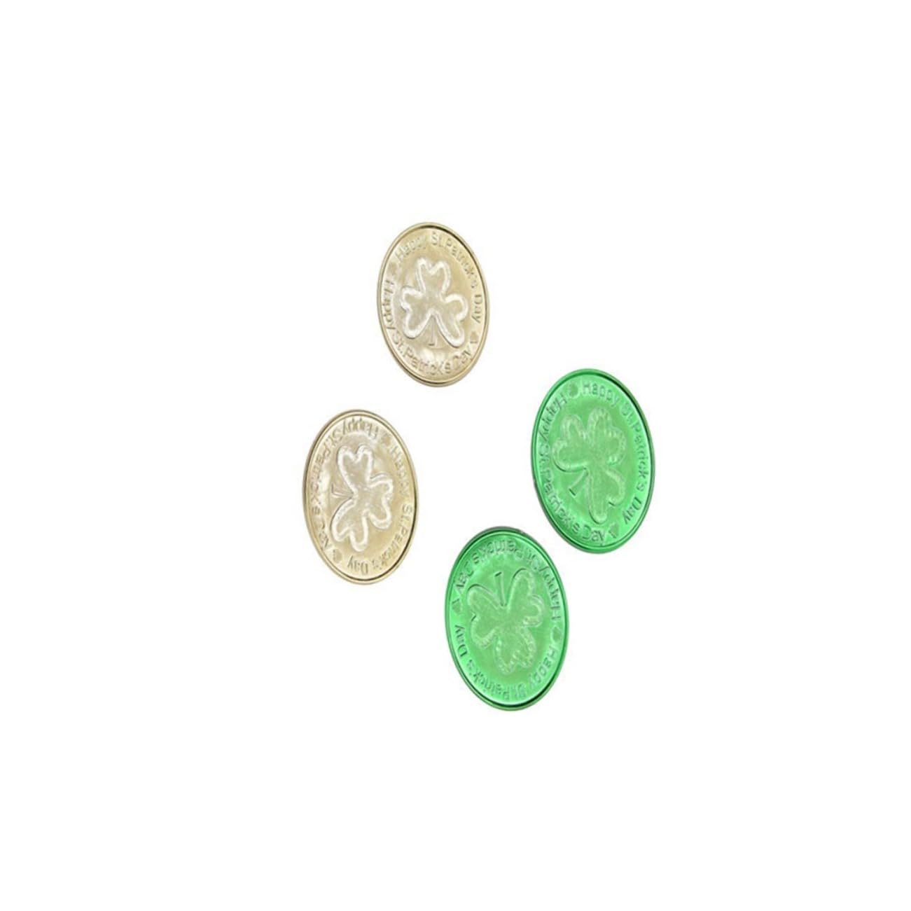 Amazon.co.jp: Vaguelly 120個 アイルランドコインおもちゃ シャムロックのおもちゃ シャムロックコイン ラッキー 小道具 化粧  : おもちゃ