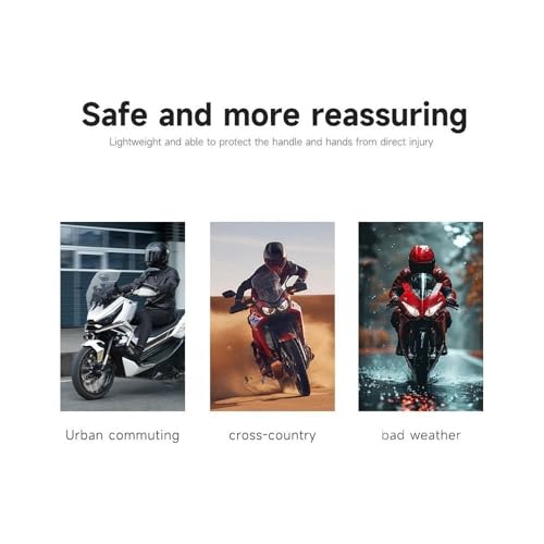 Pare-brise moto protection main compatible 368G avec leviers frein - 4