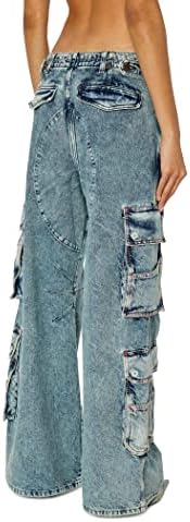 Amazon | (ディーゼル) DIESEL SS23 レディース デニム カーゴパンツ