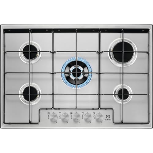 ELECTROLUX EGS7534X Plateau cuisson gaz 75 cm 5 feux triple couronne