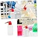 SOLUSTRE 6pcs Plastic Squeeze Bottle with Measurement Scale Versatile Safety Wash Bottles for Lab Household and Industrial Cleaning Tasks