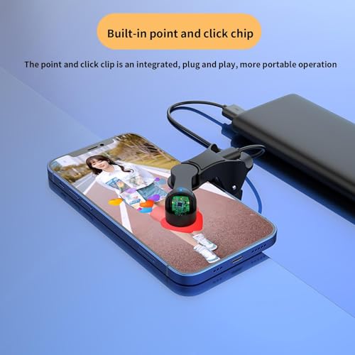 Automatischer Bildschirm Clicker, Auto-Clicker für Handy, Simulierter Fingerklick USB Simulator Für Spiele, kontinuierliches Klicken, für Spiel, Live-Übertragung, Belohnungsaufgabe