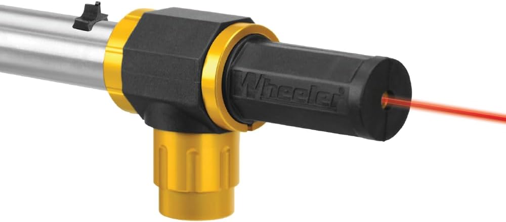 Product image of Wheeler Professional Laser Bore Sighter with Magnetic Connection, Multiple Caliber Usage and Storage Case for Scope Mounting, Gunsmithing and Maintenance