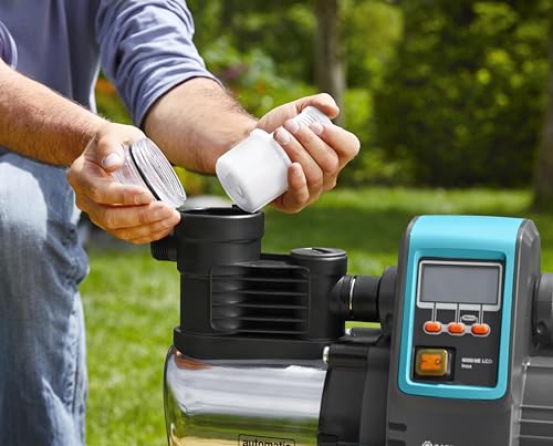 Gardena Premium Hauswasserautomat 6000/6E LCD Inox: Hauswasserpumpe mit 6000 l/h Fördermenge, 1300...