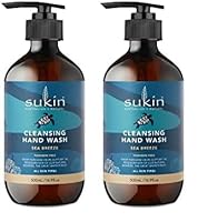 Sukin x Reef Aid, Cleansing Hand Wash, Sea Breeze, 500ml (Pack of 2)
