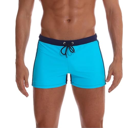 Générique Short Grande Taille Homme Boxer Bain Maillot Rose 4XL Push up Plage Grande Taille Short de Bain Long Homme Bleu Ciel XXL