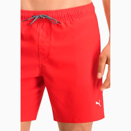 Puma Swim Men Medium Length Swim Shorts 1P - C: Red_T: XL