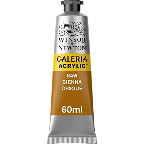 Image of Winsor & Newton Galeria Acrylic Colour - Tube of 60 ML - Raw Sienna Opaque (553) - Highly Pigmented Lightfast Artists' Acrylic Paints for Canvas, Wood, Fabric & Paper - More Colours Available