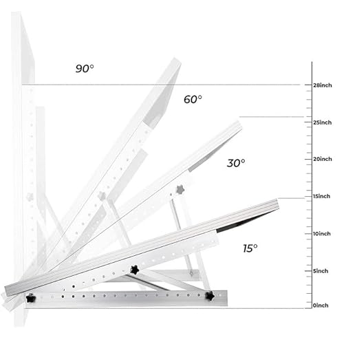 Solarmodul Halterung Winkel verstellbar 15–90° – PV Aufständerung Dreieck für Balkonkraftwerk & Flachdach – Solar Panel Montage für 2 Module, 114 cm, 2,5 mm Aluminium