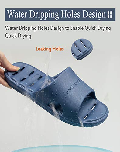 Image of Women's Shower Slipper, Quick Drying Non-Slip Slippers, Bathroom House & Pool Sandals, In-Door Slipper for Gym, Soft Sole, Beige, Size S, M, L, XL