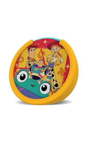 Image of Amazon Echo Pop Kids (newest model), Designed for kids, Designed for Alexa+, parental controls, Includes 6 months of Amazon Kids+, Limited-Edition Disney Pixar Toy Story 5