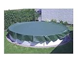 Winterabdeckplane 180 Gr./m² Oval und Achtform 7,00 x 3,50m Abdeckplane aus PEB