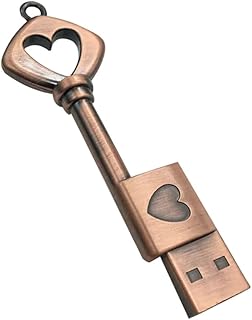 Hoement 32G Em Forma De Coração U Drive USB Stick De Memória Pen Drive USB Cartoon Bonito Stick USB Chave De Coração Pen Drive USB Pen Drive Portátil Pen Drive Jump Drive 16G Caneta