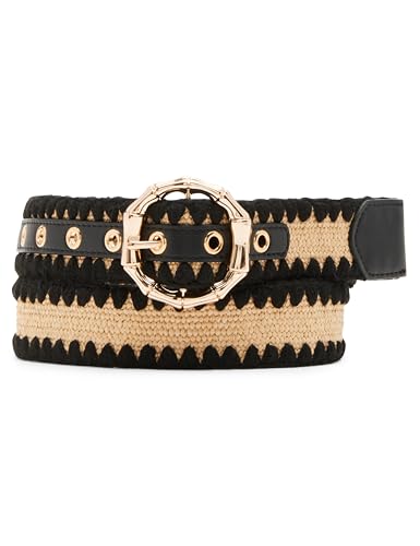 Anne Klein Women's Metal Bamboo Buckle Pant Belt