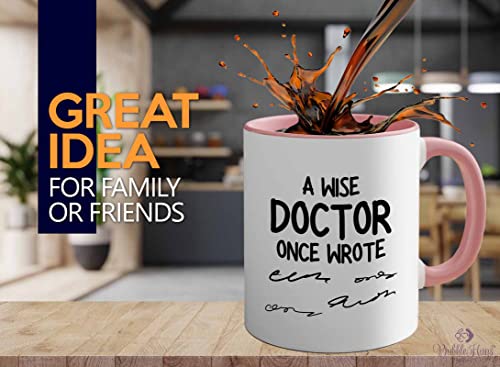 Flairy Land Pharmacist Two Tone Pink Edition - Wise Doctor A - Nurse Doctor Chemist Pharmacy Technician Patient Practicioner Laboratory Research Technologist