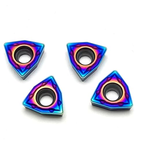 10 piezas WCMT06T308 inserto de carburo para torno CNC miniatura 5