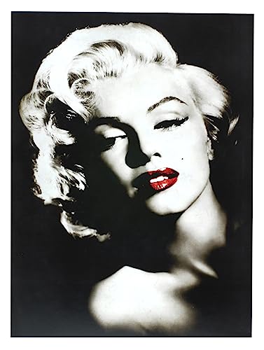 KUSTOM ART Póster de parede série atores famosos Marilyn Monroe sem moldura. Impressão artística em papel patinado 40 x 30 cm