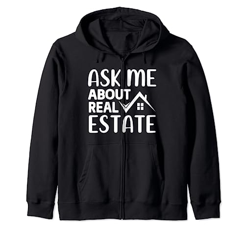 Agente inmobiliario Life Running Comps Home Broker Sudadera con Capucha