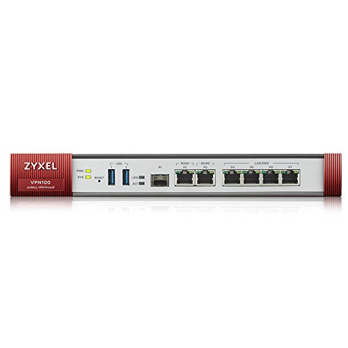 Zyxel Zywall 2.0 Gbps, Up To 100 Users Vpn Firewall/Sd-Wan, A 1-Year Sd-Wan License Pack Included [Vpn100] #TOP2
