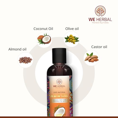 Image of Oil for Hair Growth 200ml, Ayurvedic Hair Growth Oil for Men & Women, Reduces Hair Fall, Prevents Premature Greying, Strengthens Hair Roots, Chemical-Free Hair Care for All Hair Types