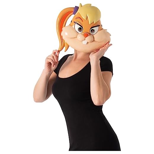 Rubie's Costume Space Jam 2: A New Legacy Lola Plastic Half-Mask, One Size