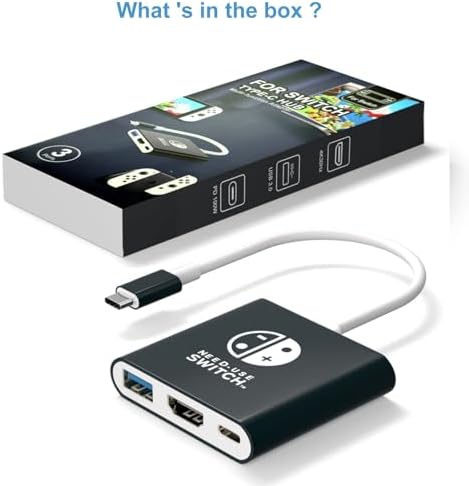 BIYTC Switch TV Dock Compatible with Nintendo Switch 1 Switch 2 - 5