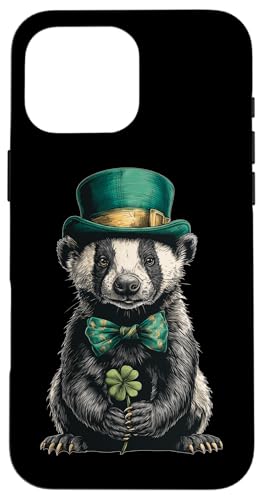 Honey Badger Ratel ���p�g���b�N�f�[ �p�e�B�f�[ �A�C�������h�̍K�^ �X�}�z�P�[�X iPhone 16 Pro Max �p