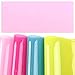 David accessories Transparent Candy Color Jelly Faux Leather Sheets Smooth Waterproof PVC Synthetic Leather Fabric 4 Pcs 8