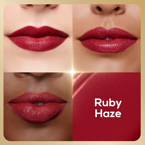Image of RENEE H2O Hydrating Creme Lipstick-Ruby Haze, Super Glossy, Lightweight, Non-drying & Hydrating, Easy Glides Formula with Intense Pigment, Shea Butter, Hyaluronic Acid, Jojoba Oil Infused