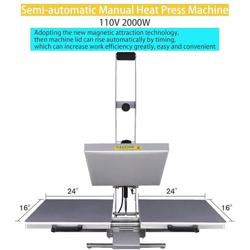 Máquina de termofijado doble 16x24 pulgadas con base deslizante miniatura 2
