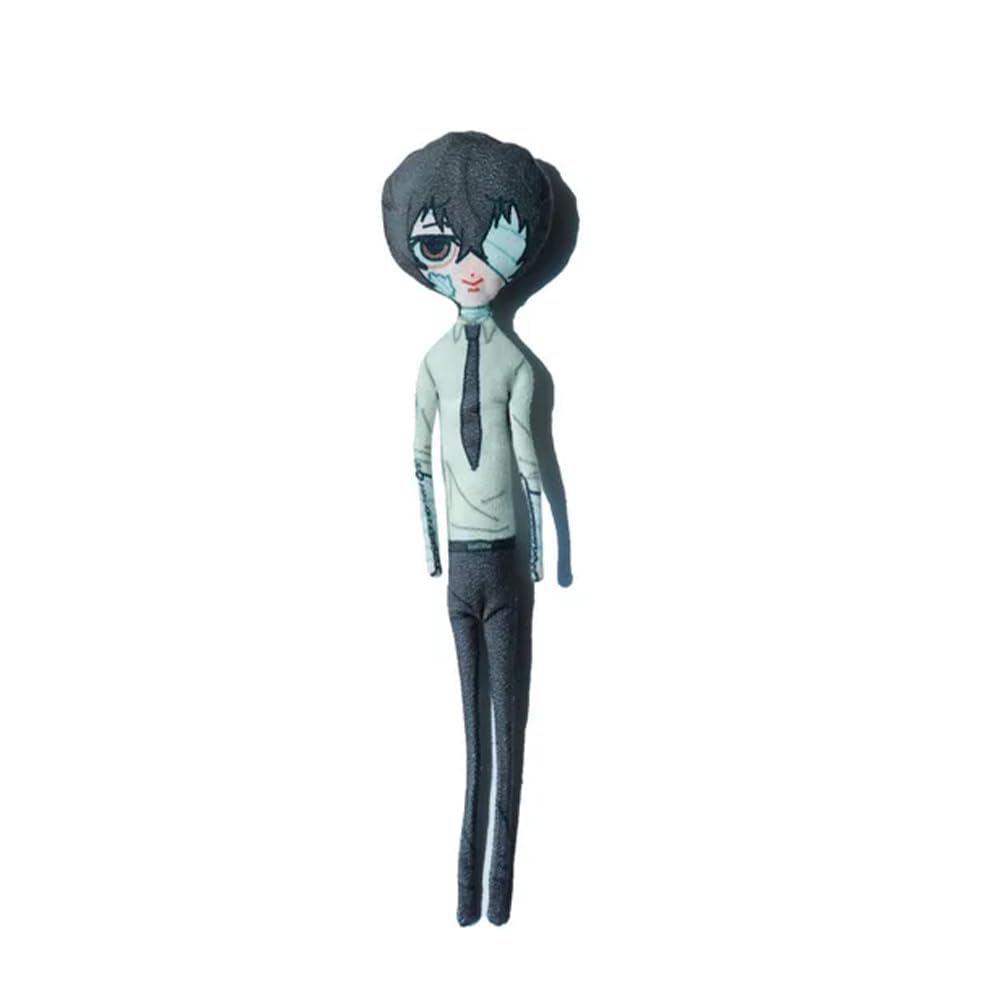 Xinchangda BSD Dazai Osamu Plush Figurine Anime Dazai Osamu Plush 35cm Funny Soft Padded Figure Active Joint Figure Decoration Gift