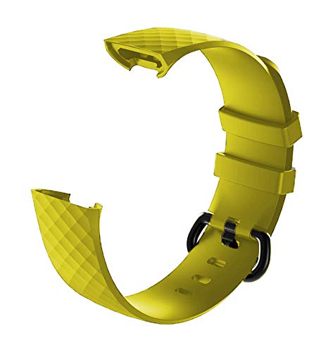 Replacement Bands Compatible with Fitbit Charge 4 / Fitbit Charge 3 Bands for Women Men, Silicone Fitness Sport Wristbands for Women Men Small Large