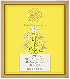 Forest Essentials Jasmine and Mogra Luxury Sugar Soap, 125g
