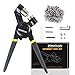 ZONGLAN Grommet Tool Kit Pliers Handhold Eyelet kit Heavy Duty Eyelet Grommet Machine Punch Tool Kit with 3 Dies and 900 Pcs Silver Grommets (3 Dies)