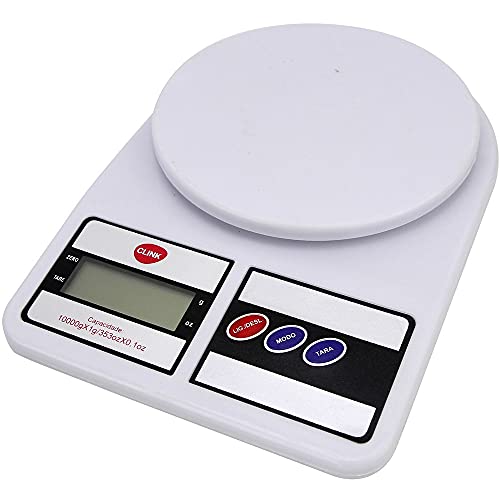 BALANCA DIGITAL COZINHA 1g a 10kg FITNESS ALTA PRECISAO CASA COMI...