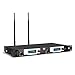 XTUGA RW2090 Double Channel Wireless in-Ear Monitor System Metal Receiver with Detachable Antenna Used for Stage or Studio (2 RECEIVERS)