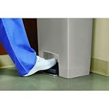 Rubbermaid Commercial Products Slim Jim 1883568 68 litrów kosz na kostki z żywicy Step-On Step-On - czerwony